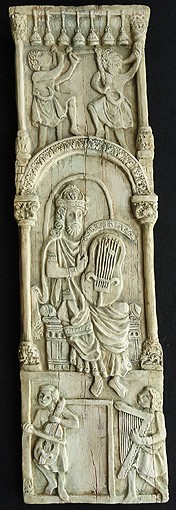 King David and Musicians ivory